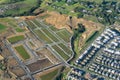 New Residential development in countryside south of Auckland Royalty Free Stock Photo