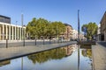 The new RheinMain CongressCenter in Wiesbaden, opened as an event, congress, trade fair and meeting center in April 2018, serves Royalty Free Stock Photo