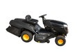 New ride on lawn tractor isolated Royalty Free Stock Photo