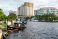 New River in downtown Fort Lauderdale, Florida