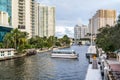 New River in downtown Fort Lauderdale, Florida