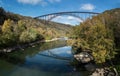 New River Gorge Bridge in West Virginia Royalty Free Stock Photo
