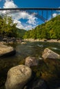 New River Gorge Bridge, West Virginia Royalty Free Stock Photo