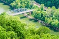 New river gorge scenics Royalty Free Stock Photo