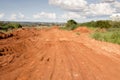New road construction in Brasilia