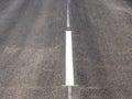 New road surface with centre bracing