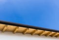 New roof with gutter Royalty Free Stock Photo