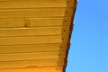 New roof wood lagging Royalty Free Stock Photo