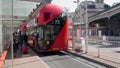 New Routemaster bus pulls into Victoria