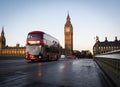 New Routemaster bus Royalty Free Stock Photo