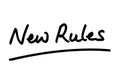 New Rules Royalty Free Stock Photo