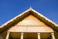 New rural wooden house fragment Royalty Free Stock Photo