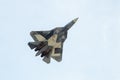 New Russian fifth-generation fighter T-50 (Sukhoi PAK FA) Royalty Free Stock Photo