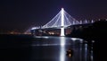 New San Francisco-Oakland Bay Bridge Royalty Free Stock Photo