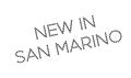 New In San Marino rubber stamp