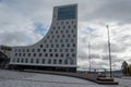 The new Scandic hotel in the new city center of Kiruna. Royalty Free Stock Photo