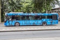 New Schedule Public Transport Theme At A Bus At Amsterdam The Netherlands 2018