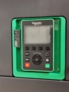 New Schneider variable speed drive in the factory. Use to control fans in variable air volume system