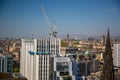 New Scottish Power HQ under construction from the Pinnacle Building