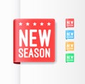 New Season Ribbons Royalty Free Stock Photo