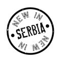 New In Serbia rubber stamp