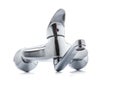 New Shiny Chrome Shower Faucet Royalty Free Stock Photo