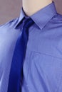 New shirt with necktie, studio shot Royalty Free Stock Photo