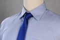 New shirt with necktie, studio shot Royalty Free Stock Photo