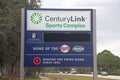 The New Sign at the CenturyLink Sports Complex