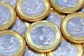 New Singapore coins Royalty Free Stock Photo