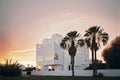 New single family house in a new development area. Residential home with modern facade. Created with Generative AI Royalty Free Stock Photo