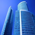 New skyscrapers business centre in moscow city Royalty Free Stock Photo