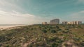 Aerial of Condos in New Smyrna Beach, Florida Royalty Free Stock Photo