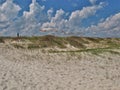 New Smyrna Beach Dunes and Sky Royalty Free Stock Photo