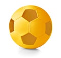 New soccer ball on white background Royalty Free Stock Photo