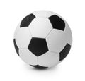 New soccer ball on white background Royalty Free Stock Photo