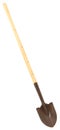 New Spade Shovel over White Royalty Free Stock Photo
