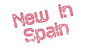 New In Spain rubber stamp