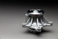 New spare part on a gradient gray background7 Internal combustion engine cooling system pump Royalty Free Stock Photo