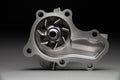 New spare part on a gradient gray background7 Internal combustion engine cooling system pump Royalty Free Stock Photo