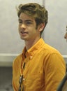 New Spiderman actor Andrew Garfield at LAX Royalty Free Stock Photo