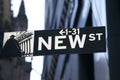 New St Sign - New York City