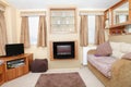 New static home caravan interior Royalty Free Stock Photo