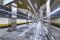 New stations of the Moscow subway. open last year in a contemporary design style