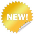New sticker Royalty Free Stock Photo