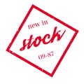 New In Stock rubber stamp