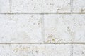 Old stone cladding plates on the wall closeup Royalty Free Stock Photo