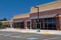 New Strip Mall Shopping Center Royalty Free Stock Photo