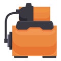 New submersible pump icon cartoon vector. Aquatic garden