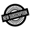 New Subscription rubber stamp